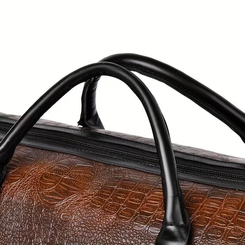 The Harrington Vintage Croc Holdall