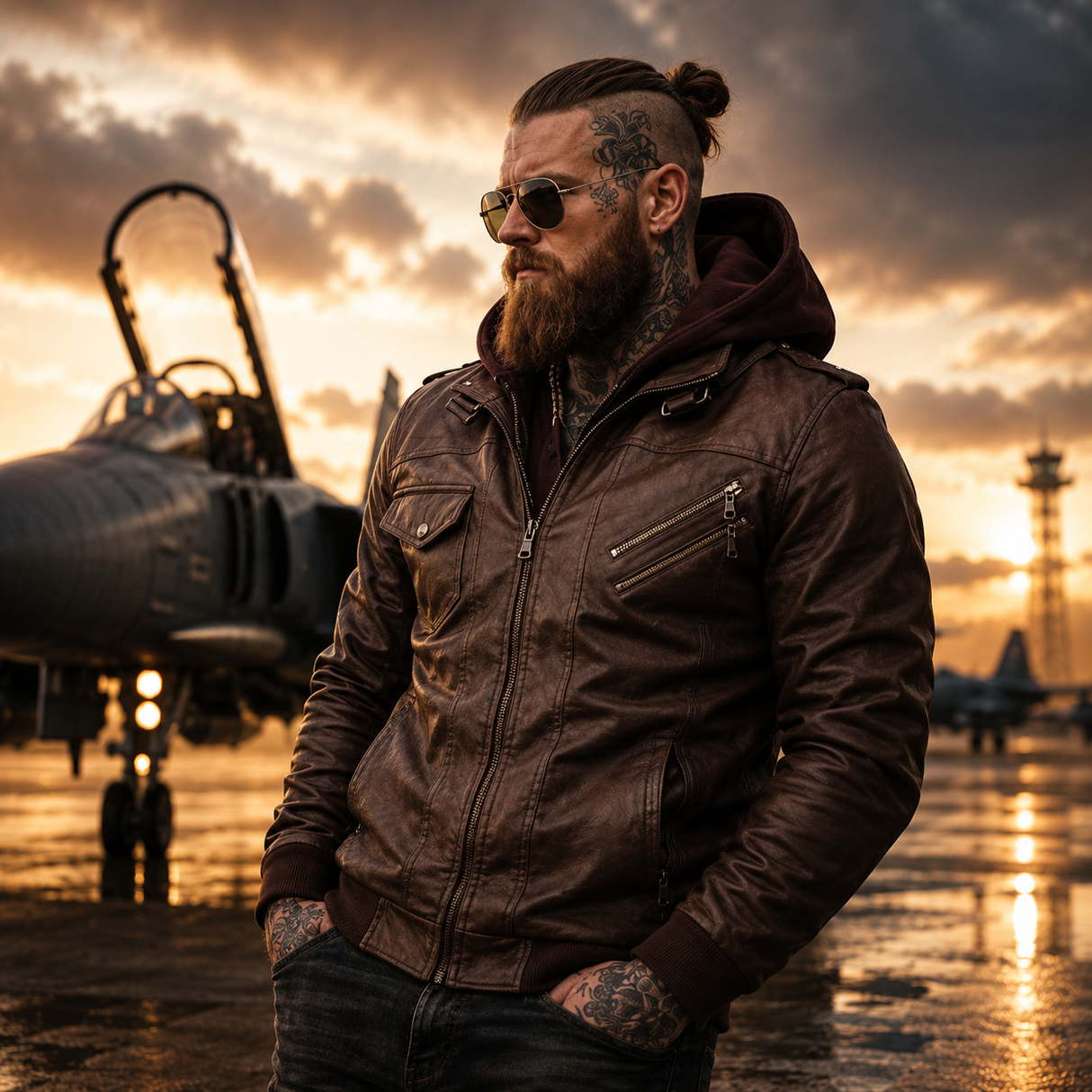 H.D Anarchy Leather Jacket