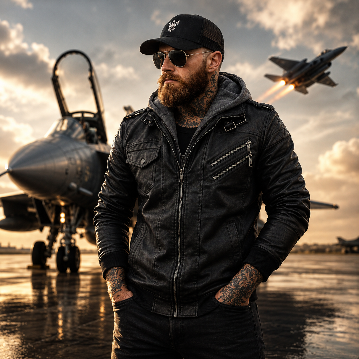 H.D Anarchy Leather Jacket