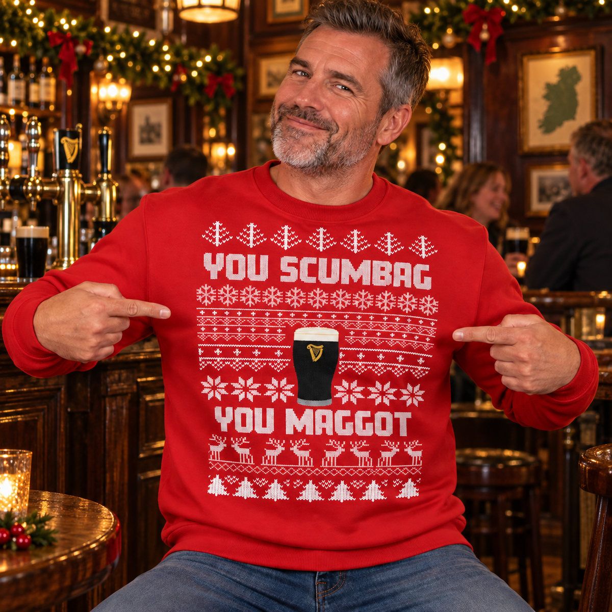 H.D Pinting - Funny Christmas Jumper