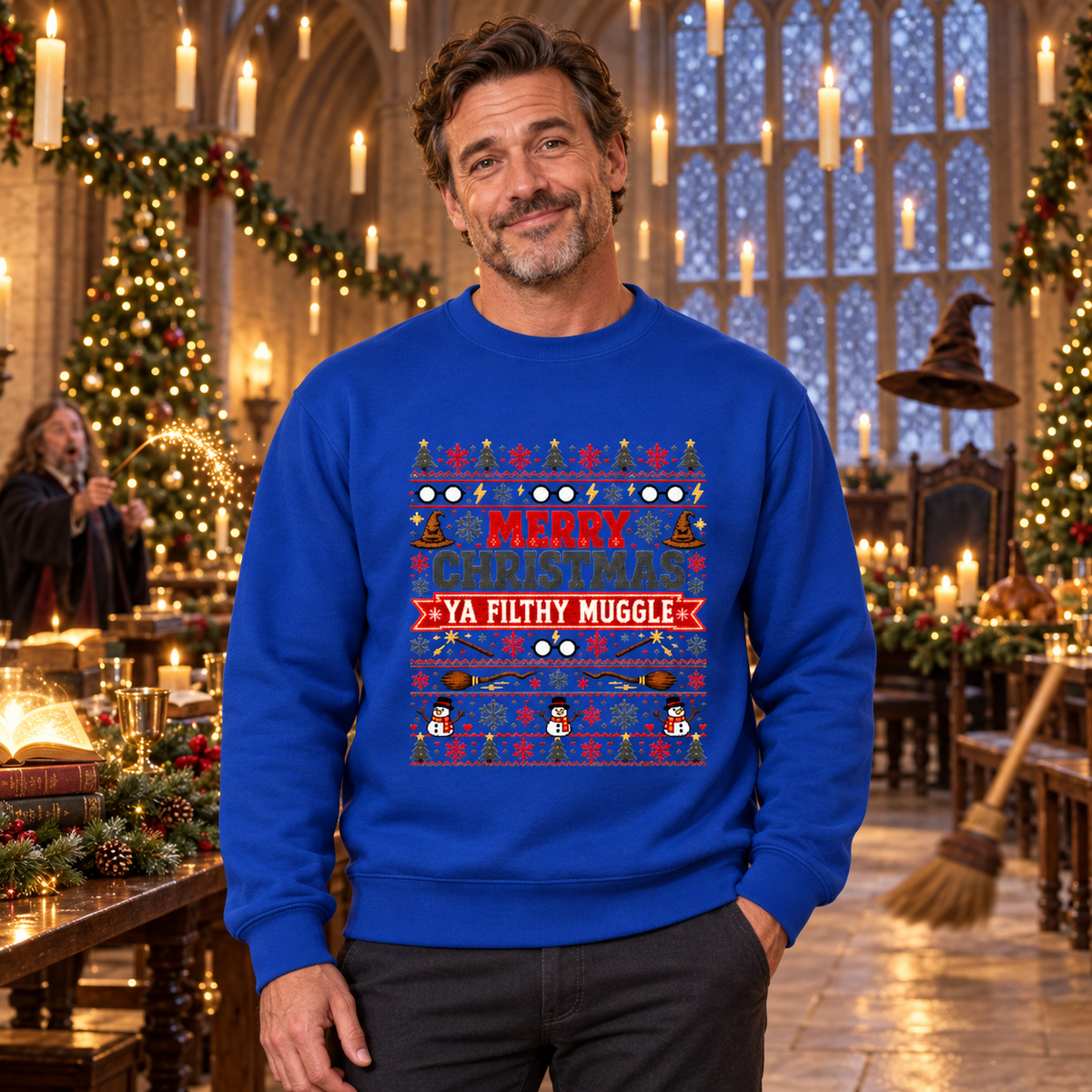 H.D Muggle - Funny Christmas Jumper