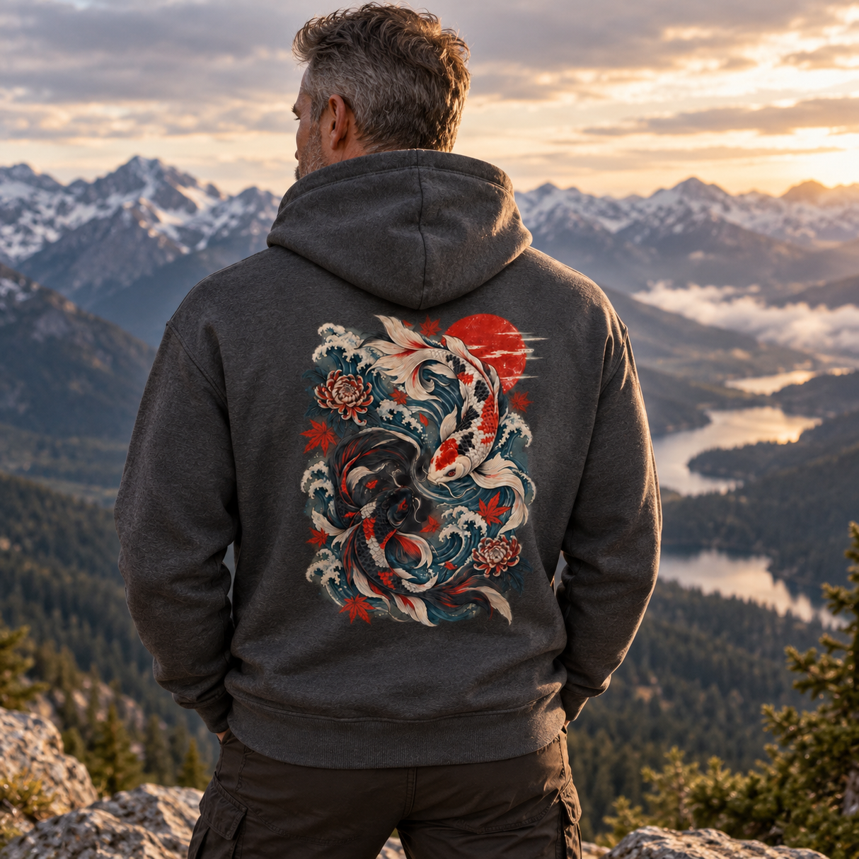H.D Koi Hoodie