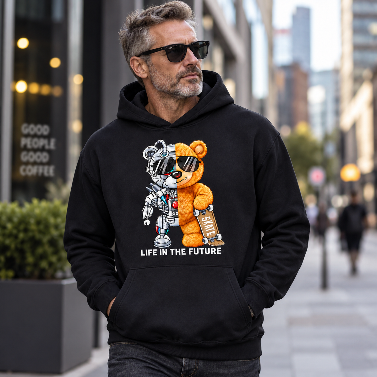 H.D Cyborg Hoodie