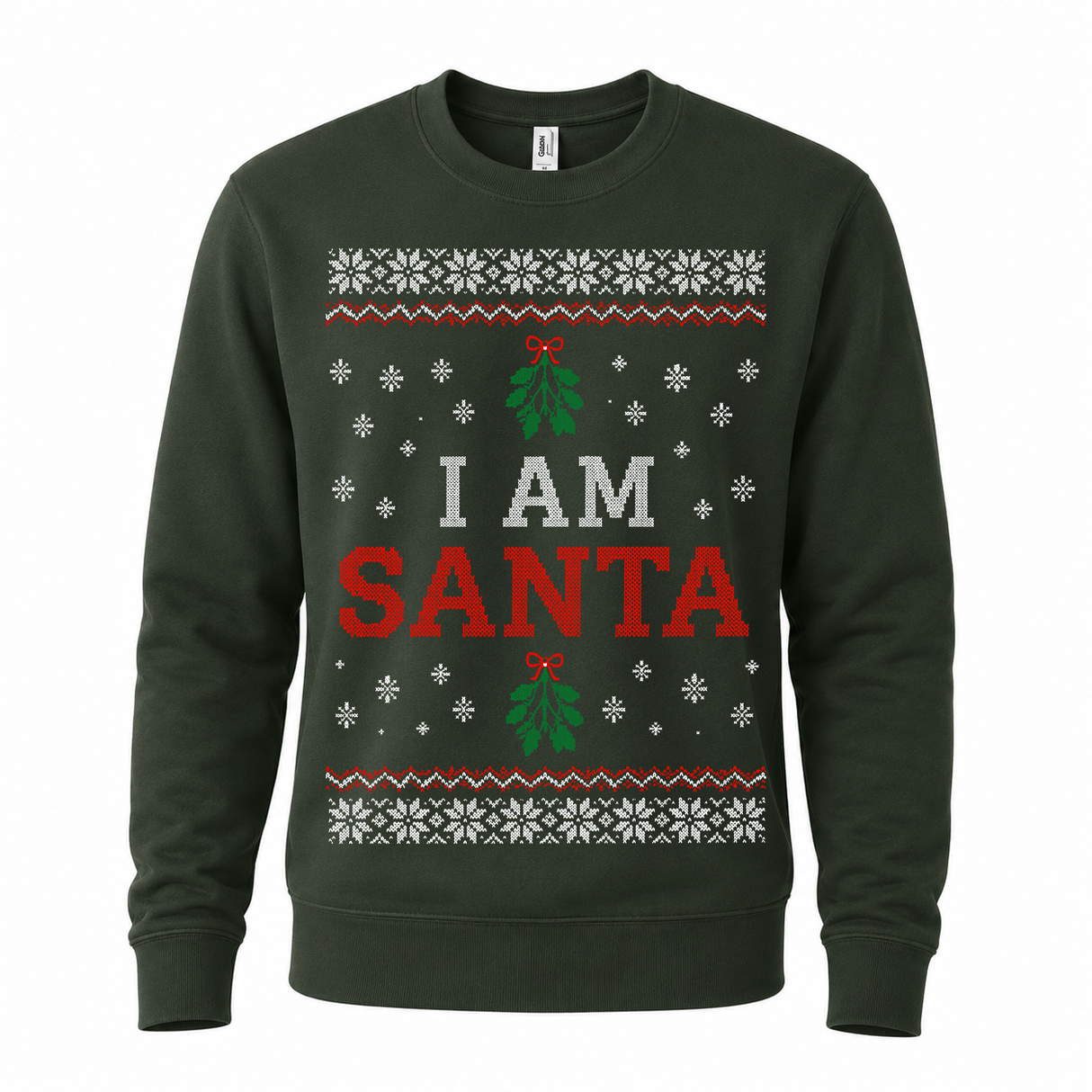 H.D Santa Came Twice (HIS) – Funny Christmas Jumper