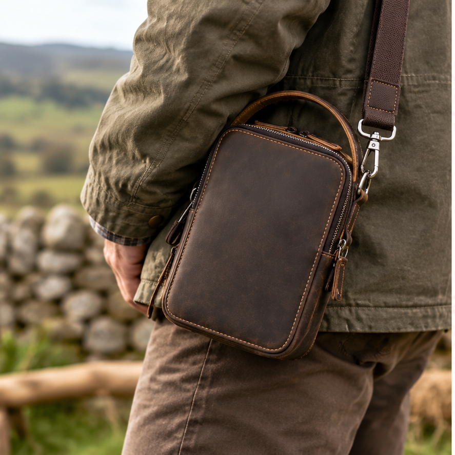 The Chester Leather Crossbody Bag