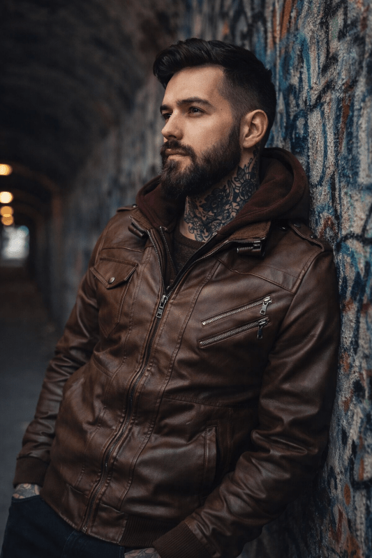 H.D Anarchy Leather Jacket - Handsome Dans