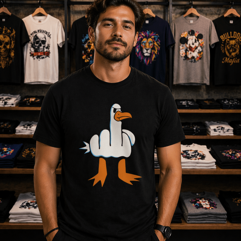 H.D Angry Goose T-Shirt - Handsome Dans