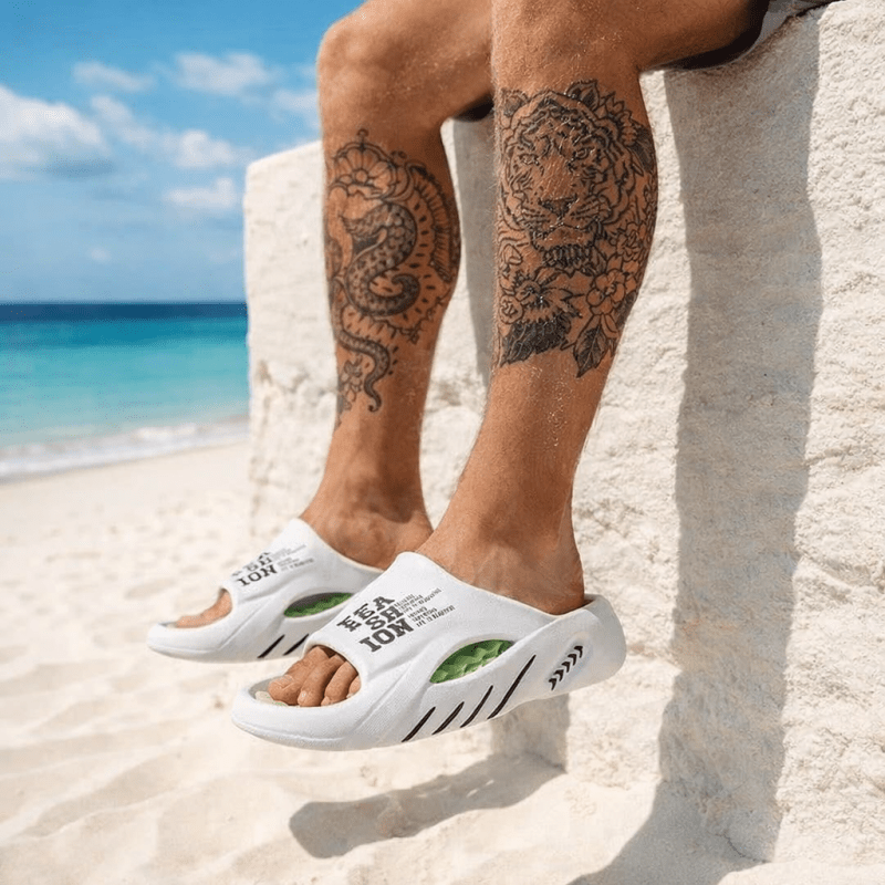 H.D Aztec Sliders - Handsome Dans