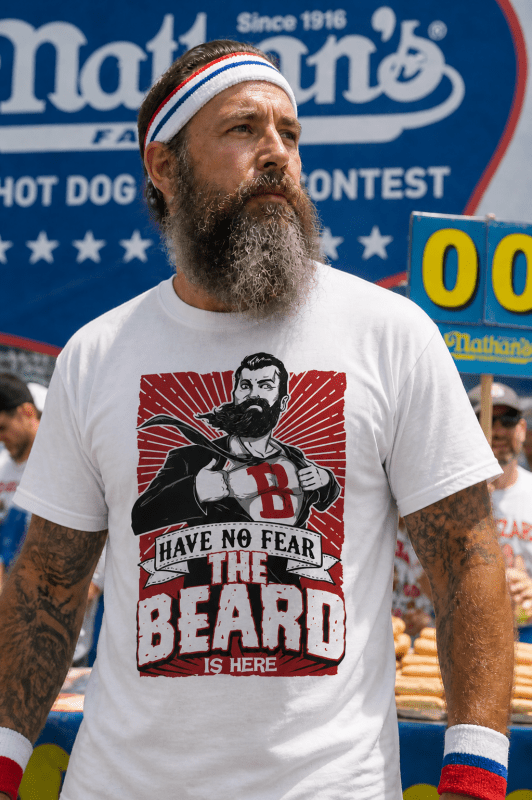 H.D Beard Hero T-Shirt - Handsome Dans