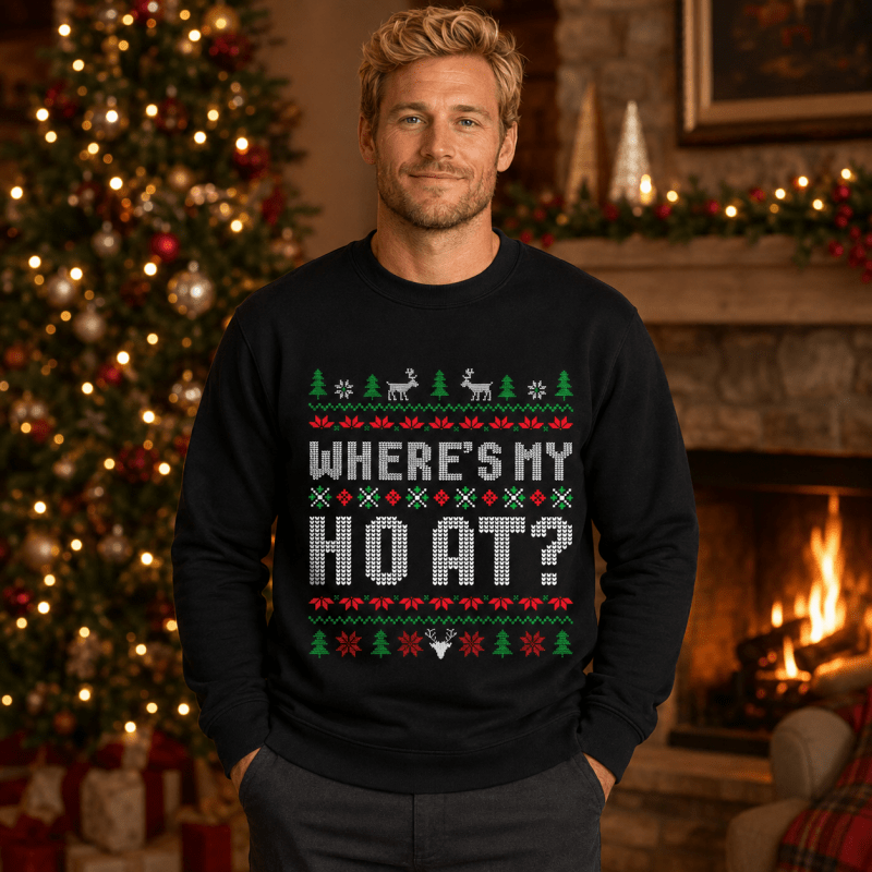 H.D Christmas Ho (HIM)– Funny Christmas Jumper - Handsome Dans