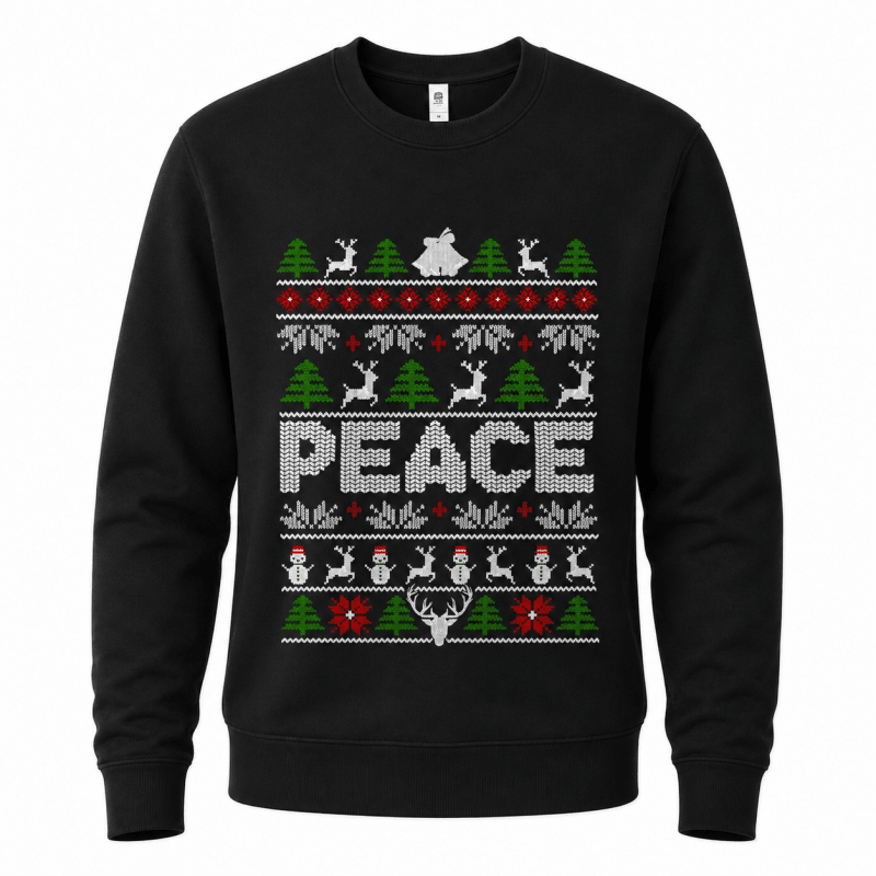 H.D Come In Peace (HERS) – Funny Christmas Jumper - Handsome Dans