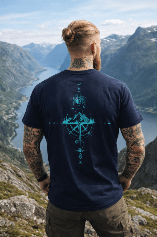 H.D Compass T-Shirt - Handsome Dans