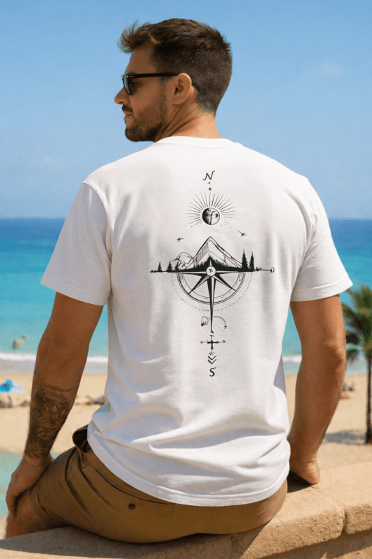 H.D Compass T-Shirt - Handsome Dans