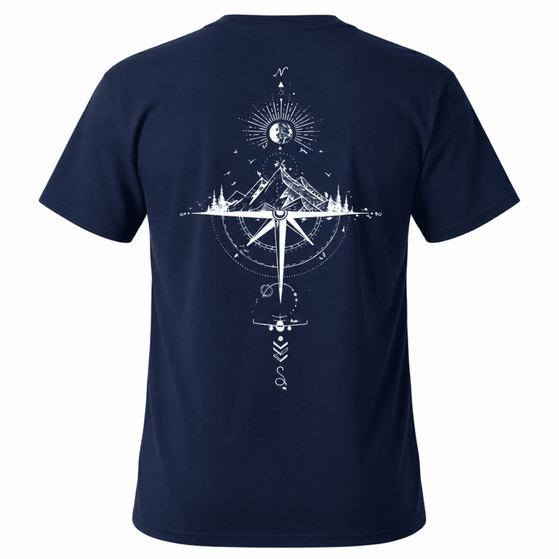 H.D Compass T-Shirt - Handsome Dans