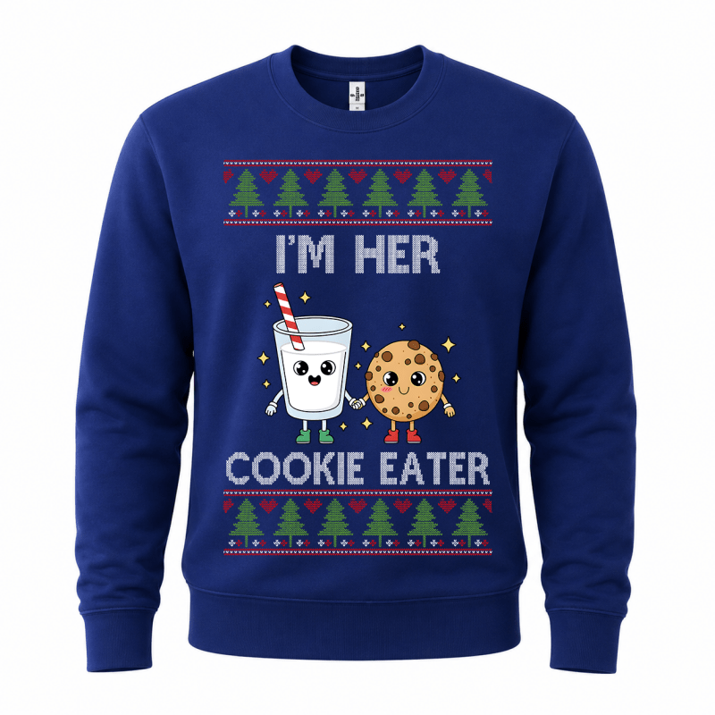 H.D Cookies & Milk (HIM)– Funny Christmas Jumper - Handsome Dans