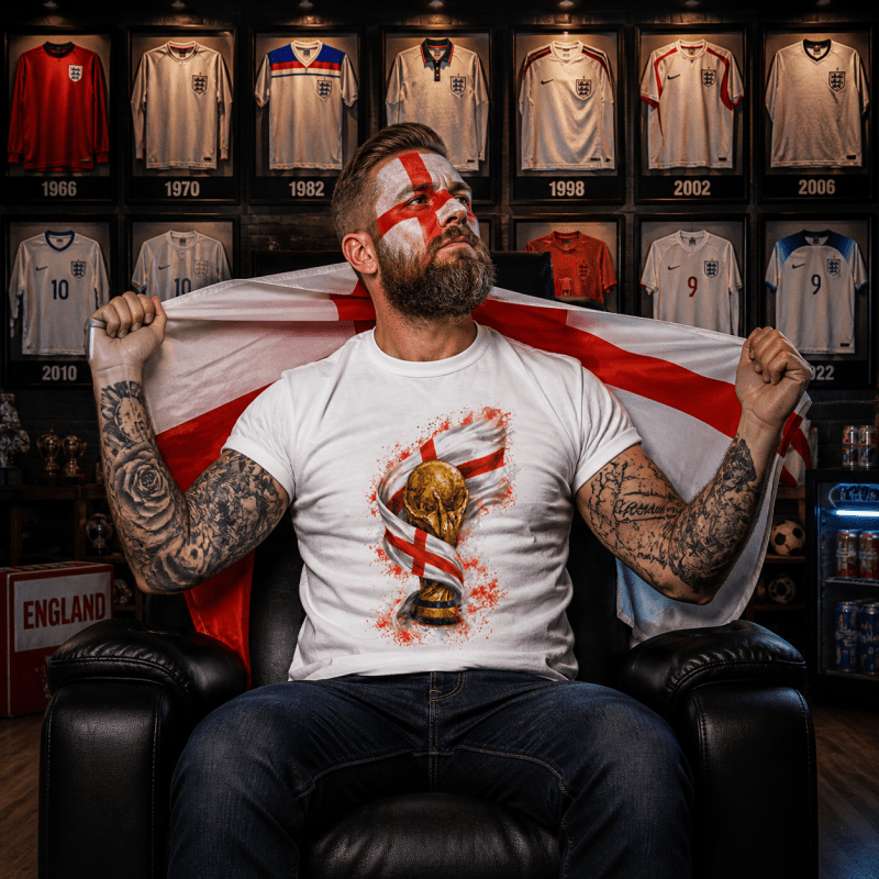 H.D England T-Shirt - Handsome Dans