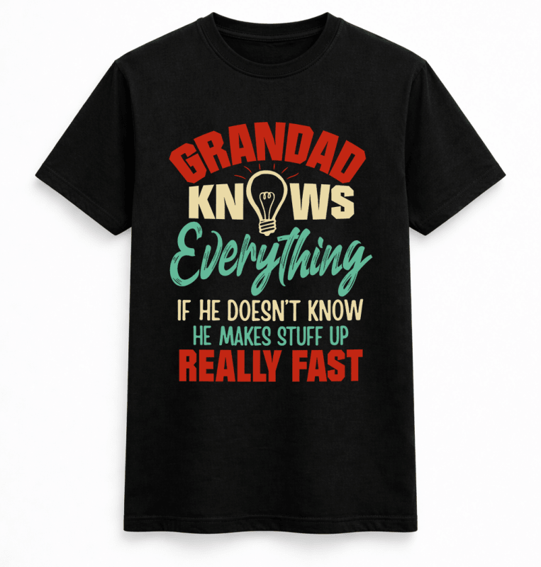 H.D Grandad T-Shirt - Handsome Dans