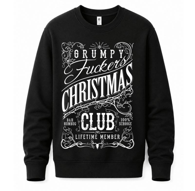 H.D Grumpy – Funny Christmas Jumper - Handsome Dans