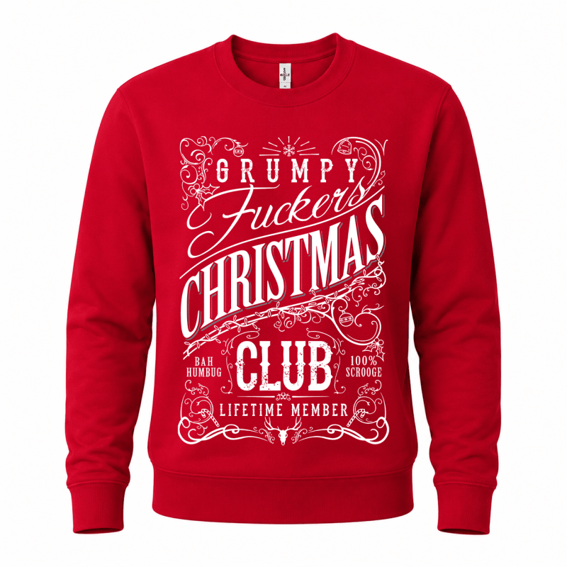 H.D Grumpy – Funny Christmas Jumper - Handsome Dans
