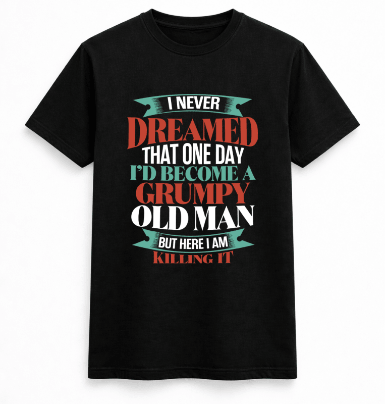 H.D Grumpy T-Shirt - Handsome Dans