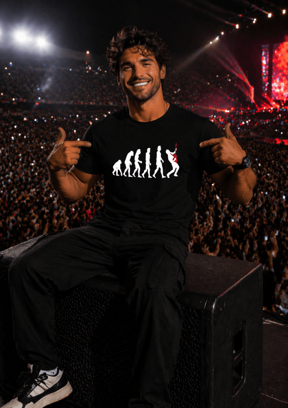 H.D Guitar Rock T-Shirt - Handsome Dans