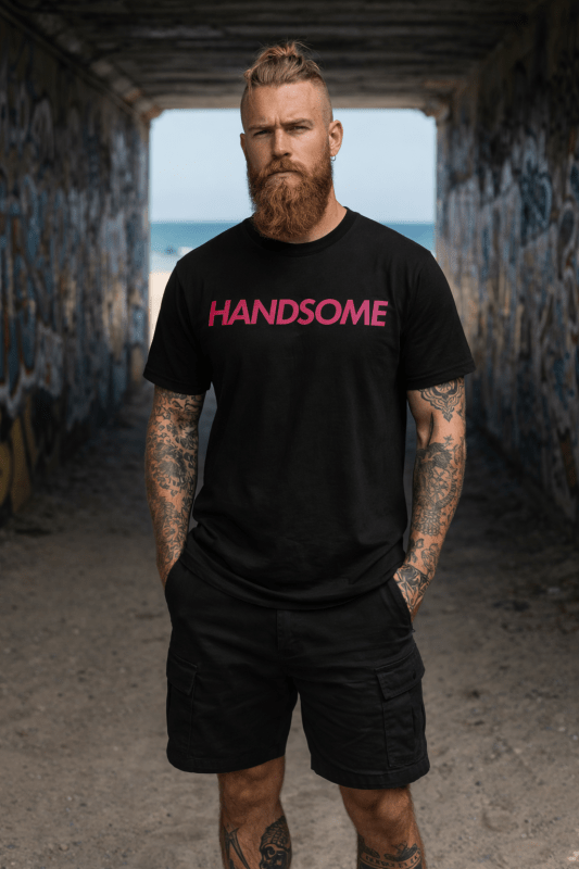 H.D Handsome T-Shirt - Handsome Dans