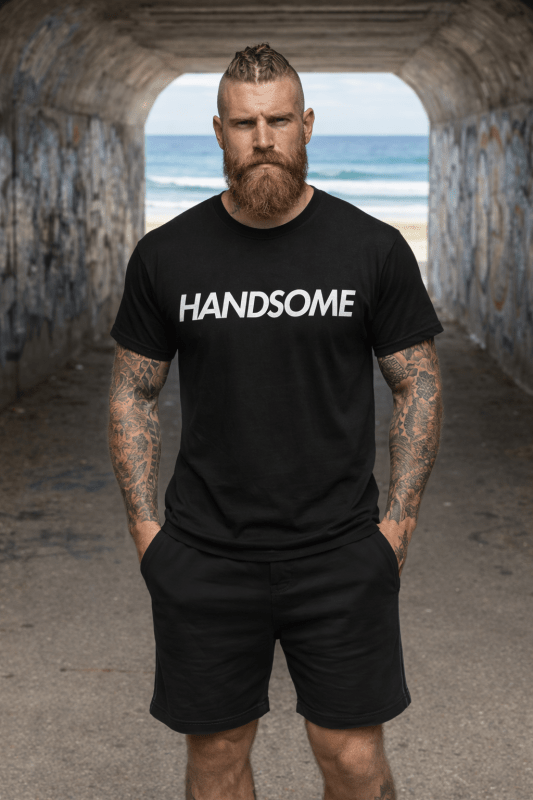 H.D Handsome T-Shirt - Handsome Dans
