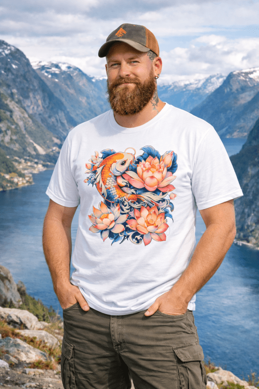 H.D Koi T-Shirt - Handsome Dans