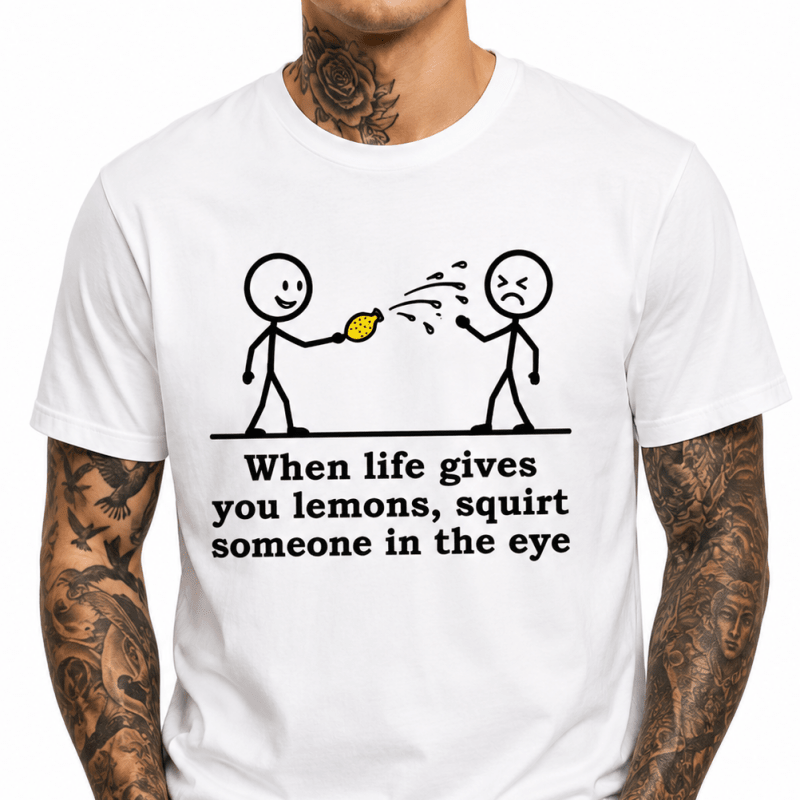 H.D Lemons T-Shirt - Handsome Dans