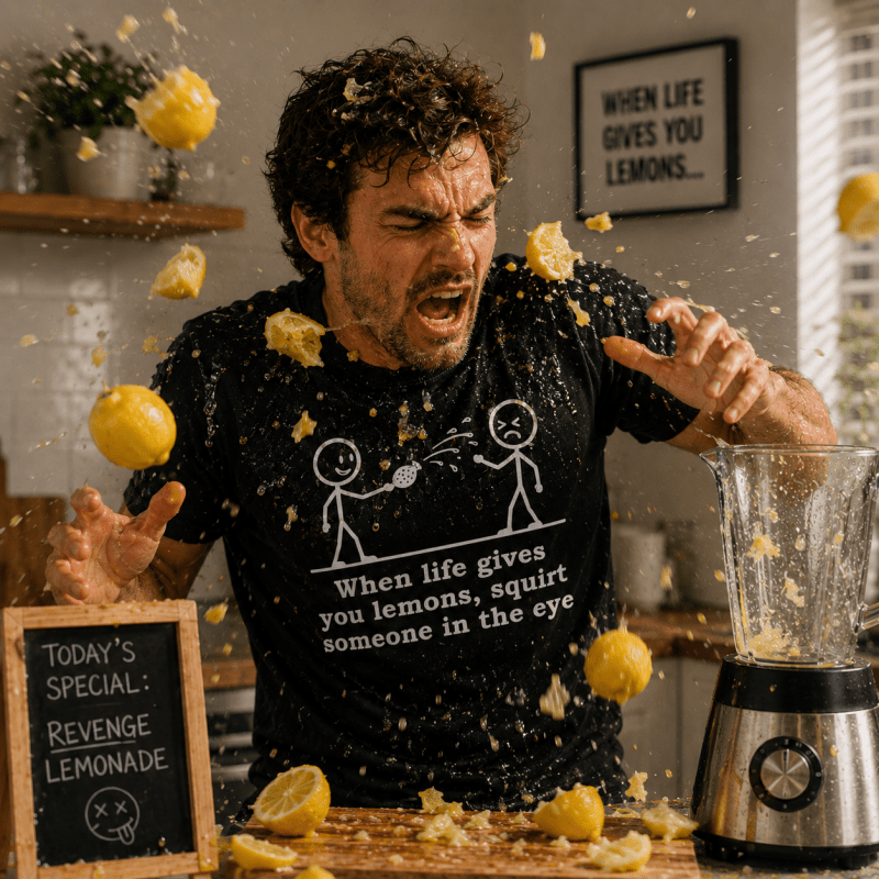 H.D Lemons T-Shirt - Handsome Dans
