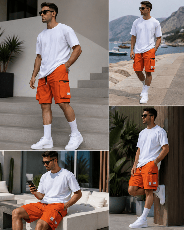 H.D Recon Cargo Shorts - Handsome Dans