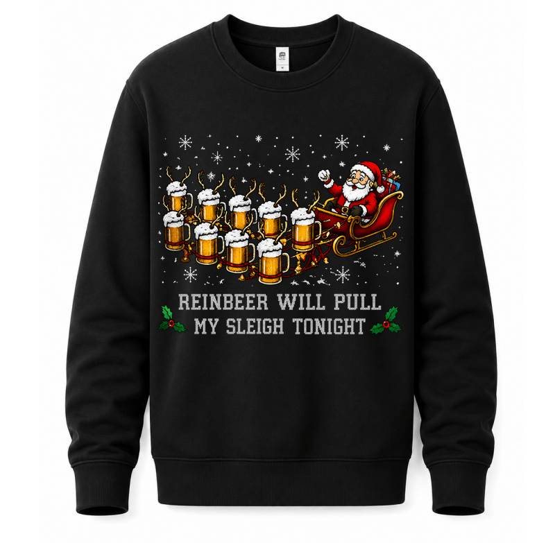 H.D Reinbeer – Funny Christmas Jumper - Handsome Dans