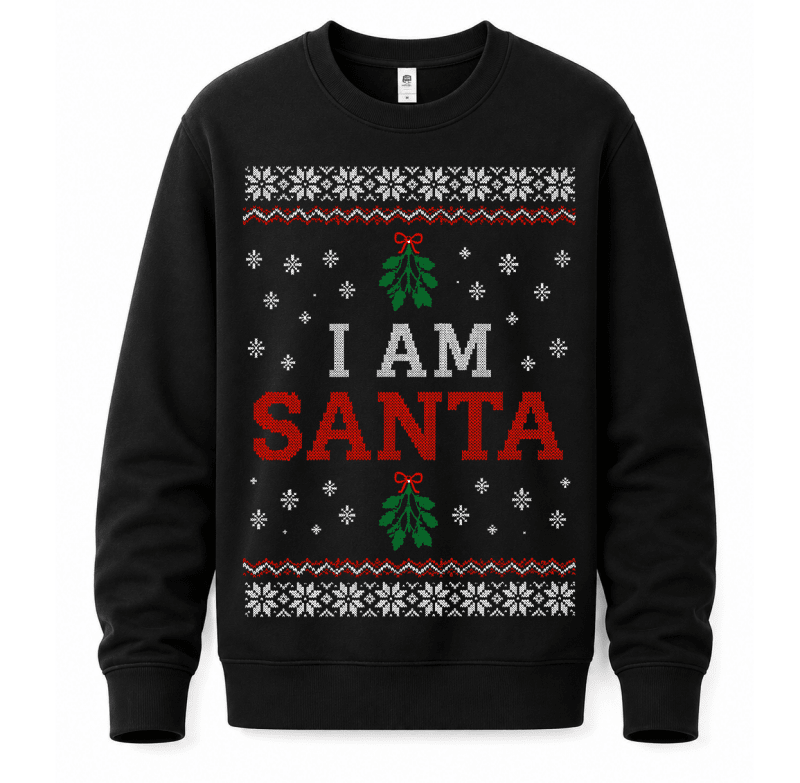 H.D Santa Came Twice (HIS) – Funny Christmas Jumper - Handsome Dans