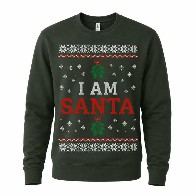 H.D Santa Came Twice (HIS) – Funny Christmas Jumper - Handsome Dans