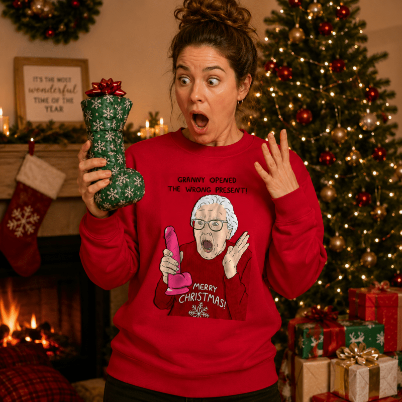 H.D Silly Granny – Funny Christmas Jumper - Handsome Dans