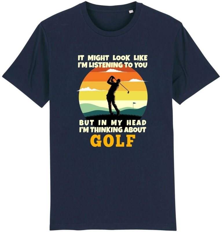 H.D Thinking Golf T-Shirt - Handsome Dans