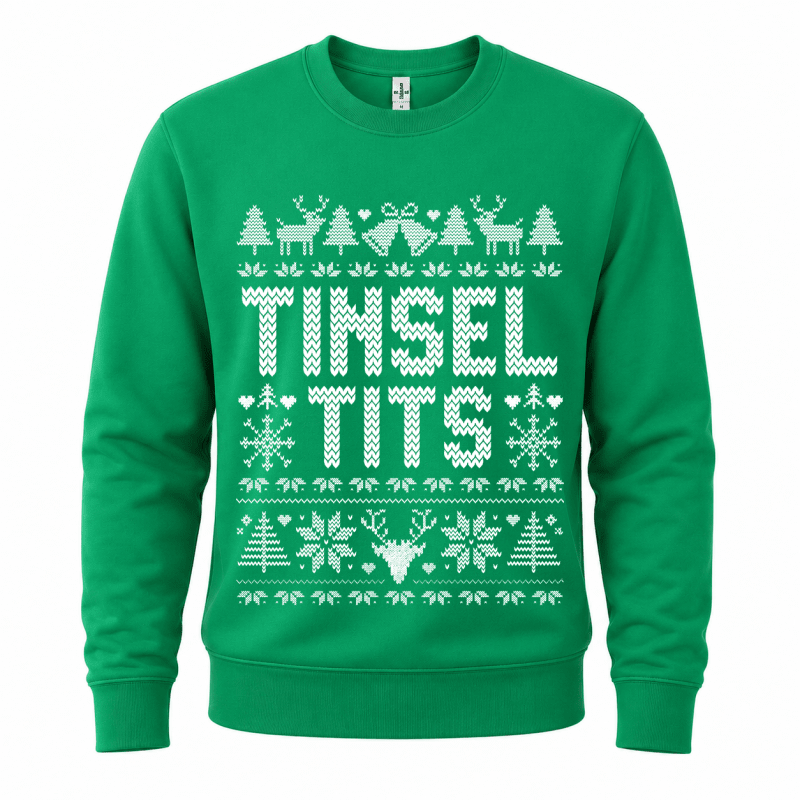 H.D Tinsel & Jingle (HER) – Funny Christmas Jumper - Handsome Dans