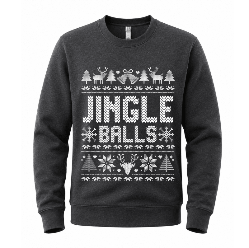 H.D Tinsel & Jingle (HIM) – Funny Christmas Jumper - Handsome Dans