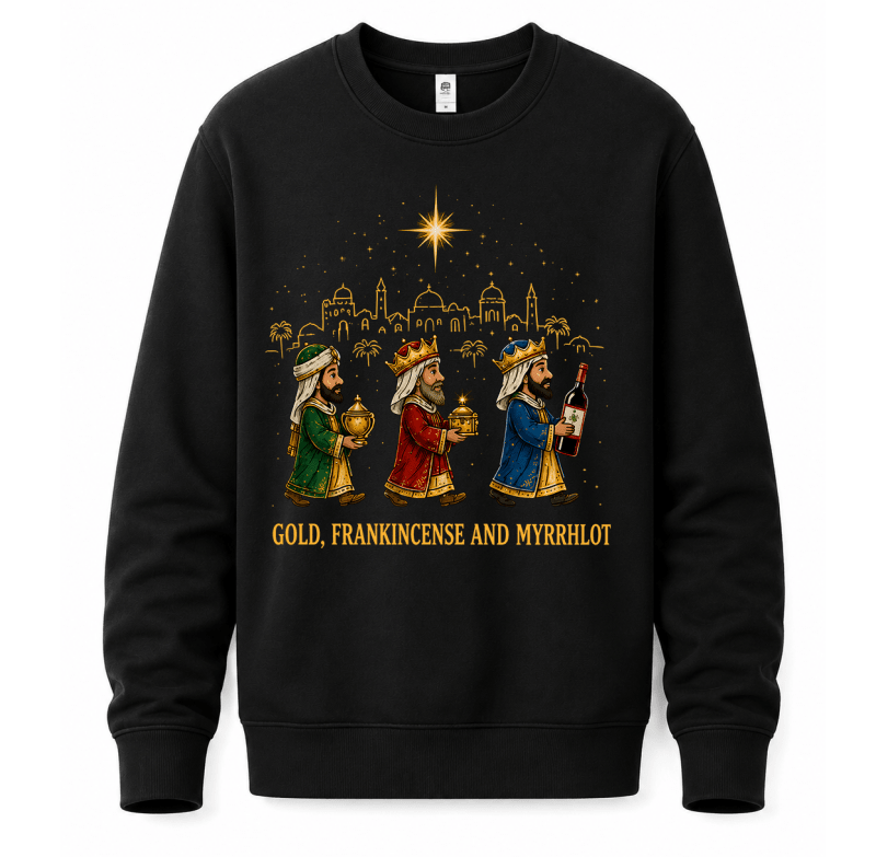 H.D Wise Men – Funny Christmas Jumper - Handsome Dans