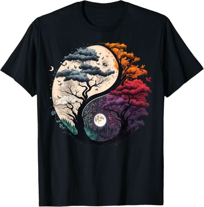 H.D Yin Yang T-Shirt - Handsome Dans