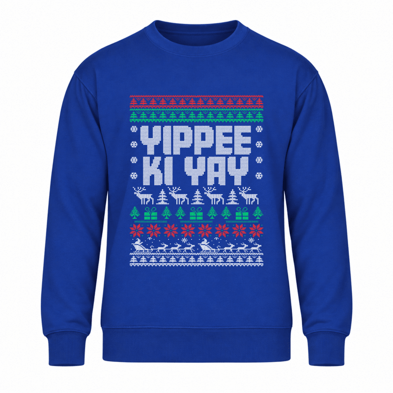 H.D Yippee Ki Yay - Funny Christmas Jumper - Handsome Dans