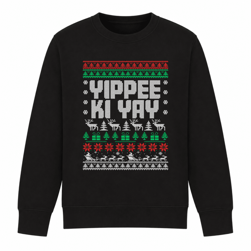 H.D Yippee Ki Yay - Funny Christmas Jumper - Handsome Dans