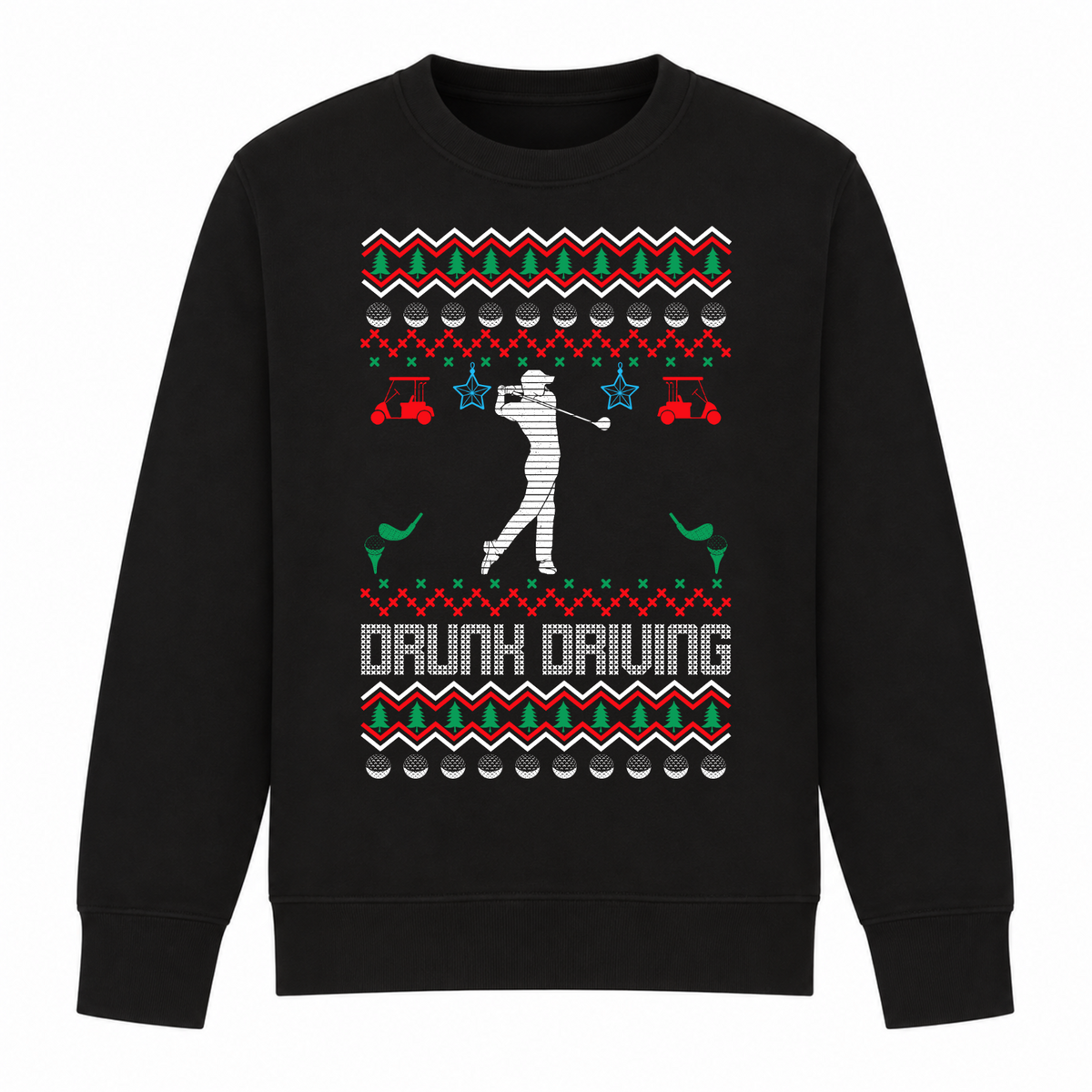 H.D Golfmas - Funny Christmas Jumper