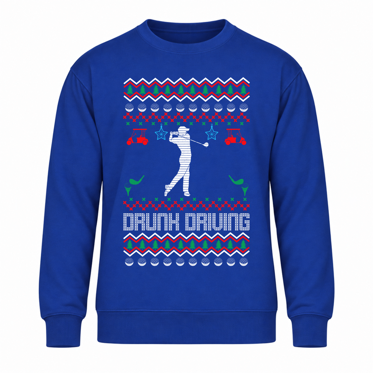 H.D Golfmas - Funny Christmas Jumper