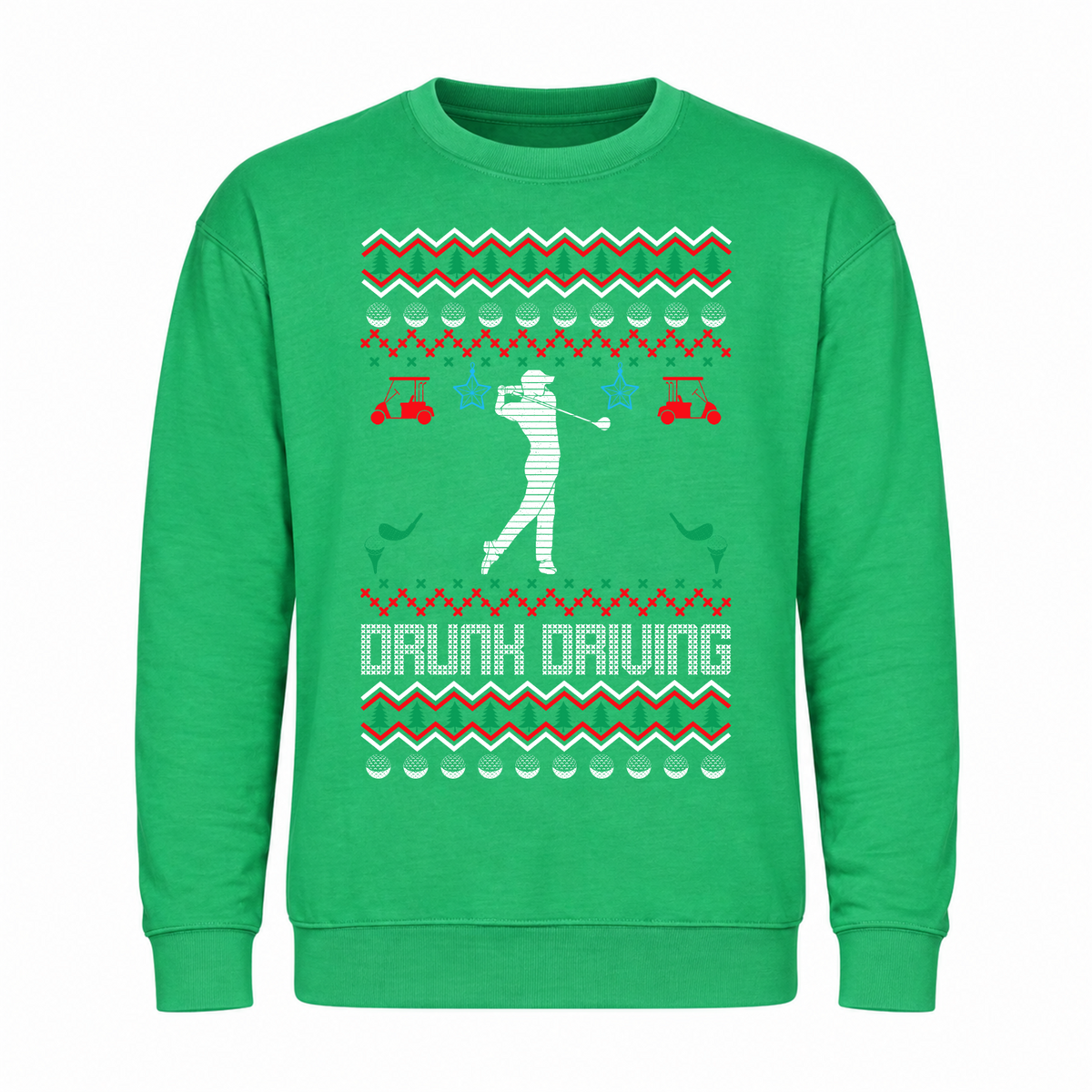 H.D Golfmas - Funny Christmas Jumper