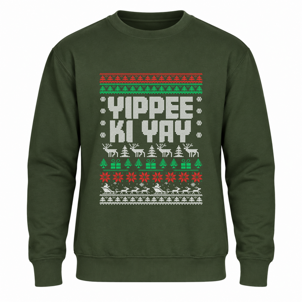 H.D Yippee Ki Yay - Funny Christmas Jumper
