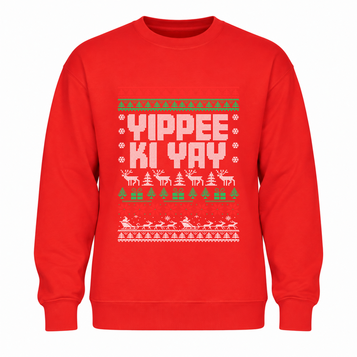 H.D Yippee Ki Yay - Funny Christmas Jumper
