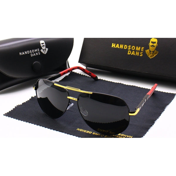 H.D Raceway Aviators Sunglasses - H.D