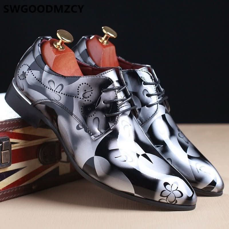 H.D Vittorio Floral Oxford Shoes - H.D