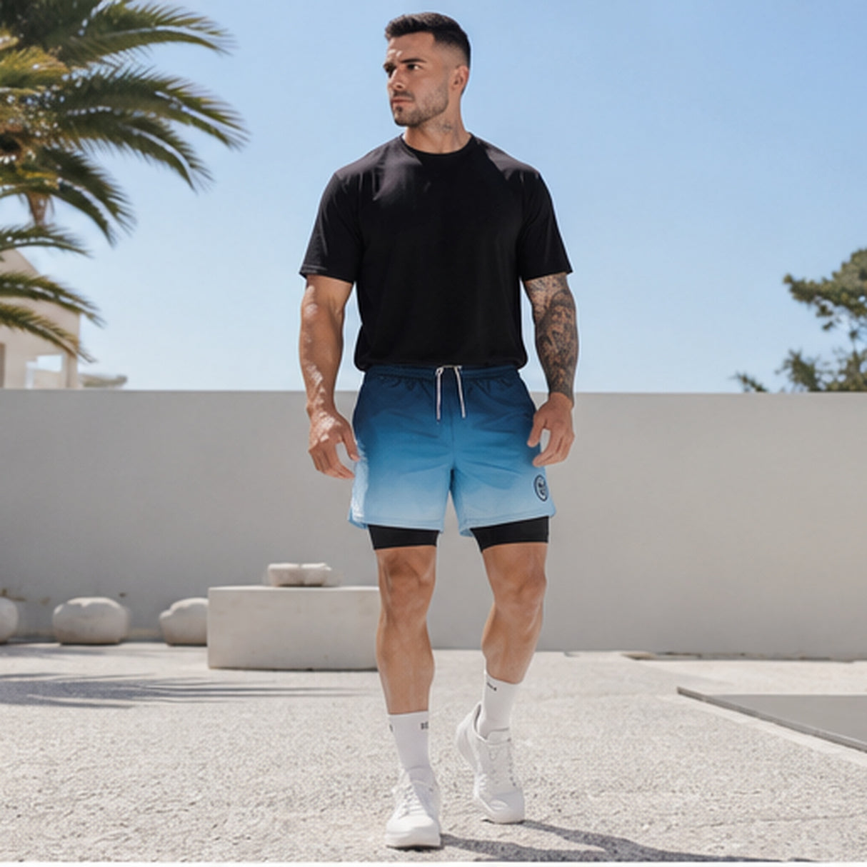 H.D Apex Fade 2-in-1 Training Shorts